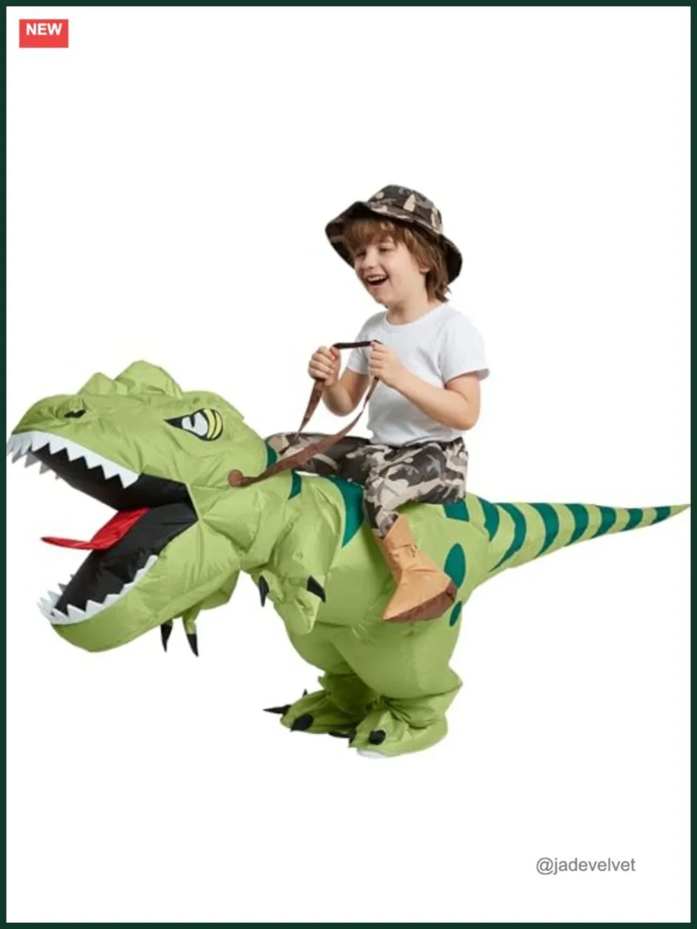 Inflatable Dinosaur Costume Kids - T Rex Blow Up Suit Halloween